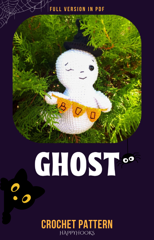 Halloween Ghost Crochet Pattern – Fun & Easy PDF