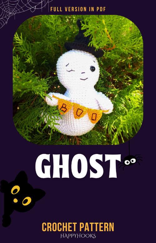 Halloween Ghost Crochet Pattern – Fun & Easy PDF