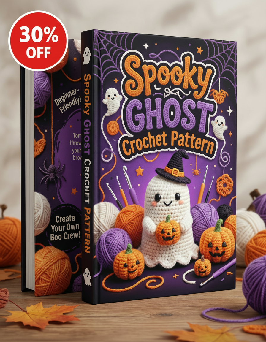 Halloween Ghost Crochet Pattern – Fun & Easy PDF