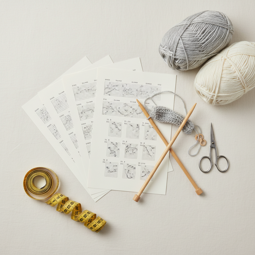 World’s Simplest Mittens – Easy Knitting Pattern PDF