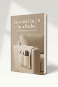 Crochet Couch Arm Pocket - Stylish Sofa Organizer